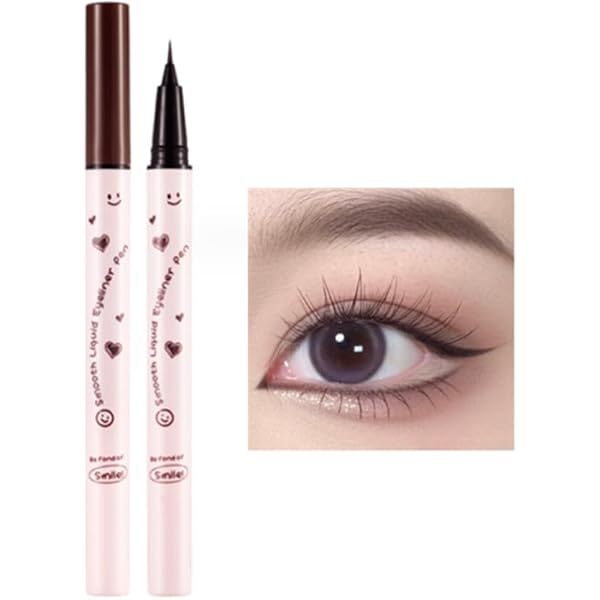 CCbeauty 2 Stück Doppelseitiger Eyeliner – Wasserfest, Mit Mattem & Glänzendem Ende, Für Präzise Linien & Glamour-Looks