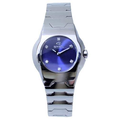 Breil Milano Ladies Blue Dial Stainless Steel Bracelet Dress Watch 0597