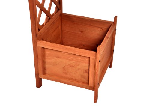 Nexos Holzeingang Torbogen Rosenbogen Rankhilfe Spalier Pergola Topfstellplätze Holz - 6