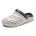 Produktbild Pantoletten Gartenschuhe Rutschfest Gartenclogs Sommer Hausschuhe Strandschuhe Slip-On Sandalen Leichter Badeschuhe Unisex,Grau,42 EU=44 CN