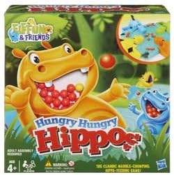 Elefun And Friends Hungry Hungry Hippos Board Game From Hasbro