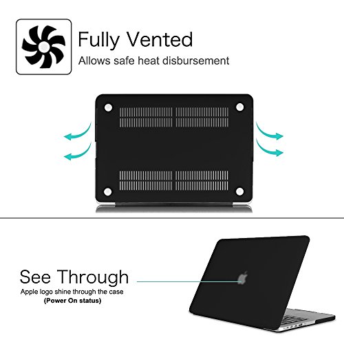 Fintie MacBook Pro 13 Retina H  lle  NO CD-ROM Drive  - Ultrad  nne Hochwertige Matt Gummierte Hartschale Tasche Schutzh  lle Snap Case f  r Apple Mac