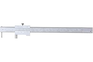 LJCM Strumento per Tracciare Metalli, Calibro a Corsoio Incrociato Parallelo 0-200 Mm Calibro a Corsoio Incrociato Parallelo in Acciaio Inossidabile per Tracciare su Metallo Legno