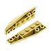 Produktbild 2 x Lego System Set schräg Keil Stein beige tan 6x2 Links rechts negativ Cockpit Bau Steine Wedge Set 4507 4884 4161277 4161262 41765 41764