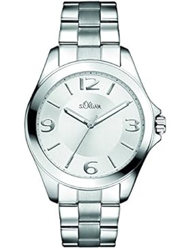 s.Oliver Damen-Armbanduhr Analog Quarz SO-15102-MQR
