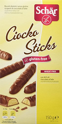 Dr. Schar Ciocko Sticks Galletas - 150 gr