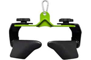 SevnElk Poignées de Fixation de Machine à câble, poignées d'exercice en Acier Robuste Poignées pour Triceps Rowing LAT Pulldown Press Down T Bar Home Gym