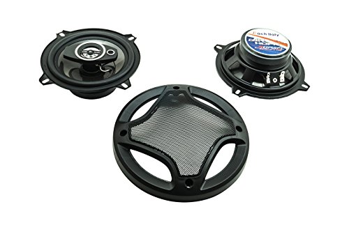 BES 20618 Paire d'enceintes Auto 350 W, Haut-parleurs 2 Voies Ts-1372