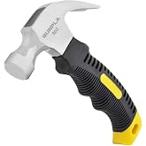 Gunpla Small Carpenter Hammer 8oz Claw Formwork Hammer for Woodworking, Home Repairs, Construction Work and Camping, Black (2