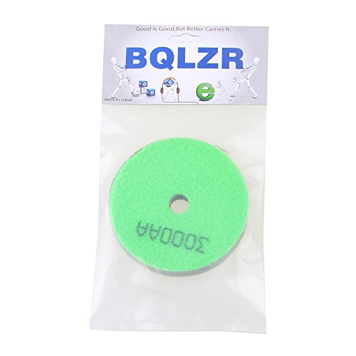 BQLZR Hellgrüne 3zoll Marmor Stein Polierer Diamant-Polierschwamm Pad 3000 Grit - 7