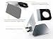 Produktbild MyGadget Ladestation Stand Halterung für Apple iWatch - Aluminium Zubehör Dock Dockingstation für Series 1 & 2/42 + 38 mm Version in Metallic Silber