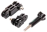 gopro kabel mikrofon-adapter Set enthält 2 Verlängerungen (groß und klein) und eine Schraube.