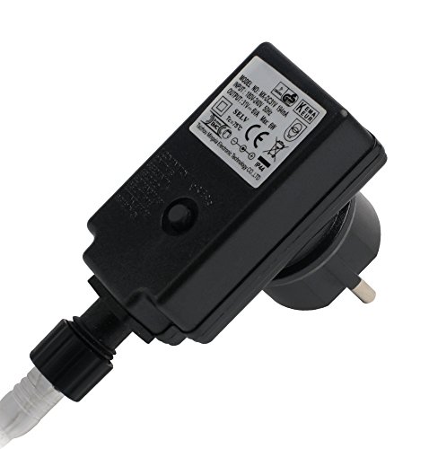 MIDWEC Wasserfeste IP44 Globus Lichterkette 10 M 100 LED 31V SICHER Spannung-8 Modi - 2