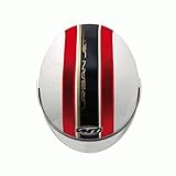 Casco Jet Mt Ventus Decorado BLANCO/ROJO T-XL