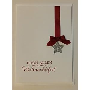 Weihnachtskarte (Stampin up)