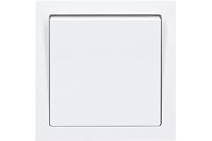 Busch-Jaeger future® linear Komplett-Set: 2000/6 US Wechselschalter Einsatz + 1786-84 Wippe + 1721-84 Abdeckrahmen 1-fach, studioweiß 55x55 mm