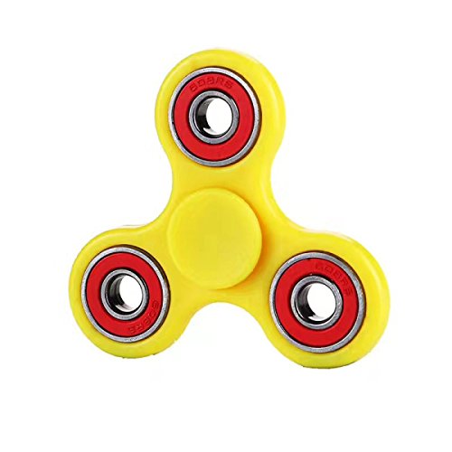 YIHANG @ Fidget Spinner ABS Triangle Fingertip Gyroscope Finger Screw High Speed Focus Super Durable Decompression Toys,Yellow YIHANG @ Fidget Spinner ABS Triangle Fingertip Gyroscope Finger Screw High Speed Focus Super Durable Decompression Toys,Yellow