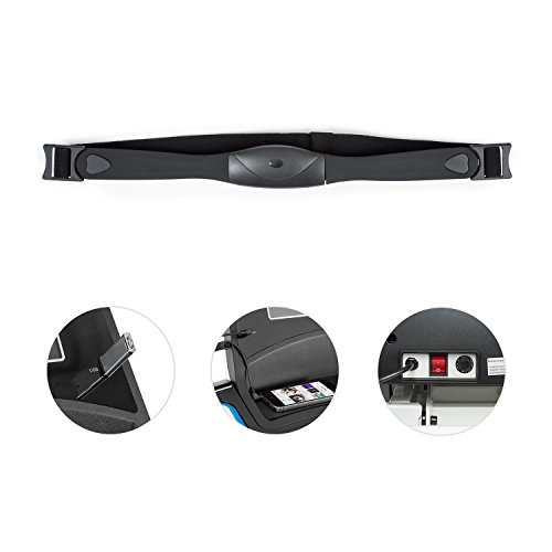 CAPITAL SPORTS Pacemaker Touch Elektrisches Laufband Heimtrainer (10″ Farbdisplay mit Touchsteuerung, regulierbare Geschwindigkeit und Steigung, Trainingscomputer, Pulsmesser) schwarz - 3