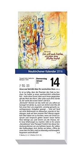 Neukirchener Kalender 2016: Abreißkalender in großer Schrift - Block mit 384 Blättern, zum Aufstellen oder Aufhängen, mit integrierter Rückwand