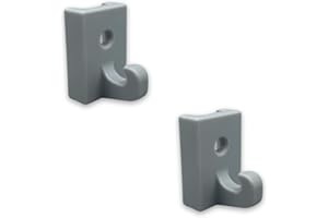 REPAIRCOFFEE 2 Crochets de sécurité pour Moustiquaire IRS à Glissière - Accessoire Verrouillage Pièce de rechange détaché Fenêtre Fixation Remplacement Réparation