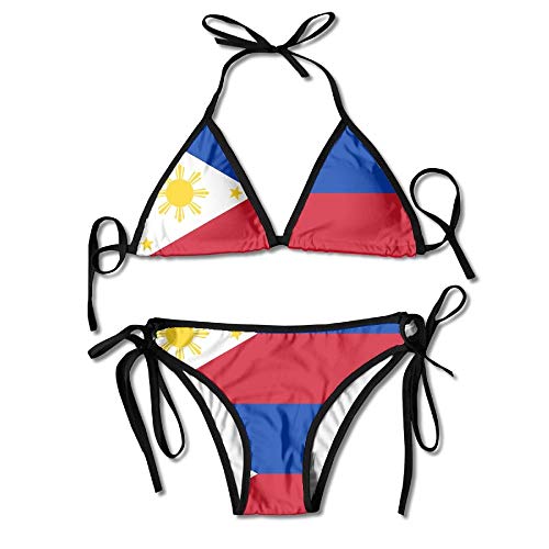 Preisvergleich Produktbild Hipiyoled Philippinen-Flaggen-Chic Beachwear der Frauen Bikini