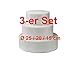 Produktbild EPS-Zuschnitte rund 3-er Set, Ø 25 / 20 / 15 cm, Styropor