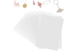 AVRUYPI 10 pezzi di pellicola termoretraibile, adatta per lavori di bricolage, decorazioni, materiali dipinti a mano con piombo colorato, pellicola termoretraibile traslucida