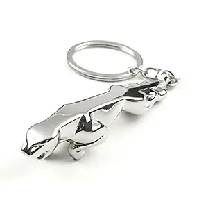 Generic - WV001RCA0195 Silver Jaguar Keyring & Keychain