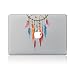 Produktbild Morbuy Haut Aufkleber Macbook Abnehmbare Kunst Kreative Anti-Kratzer Beschichtung Haut Vinyl Schutzaufkleber (15 inch, Federn G)
