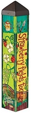 Studio M John Lennon Lyric Project Art Pole, Strawberry Fields Forever