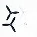 Produktbild Penivo 4pcs/Set Nylon Kunststoff Propeller Requisiten Rotor für Parrot Bebop 2 Drone Quadcopter Teile Main Blades & schwarz