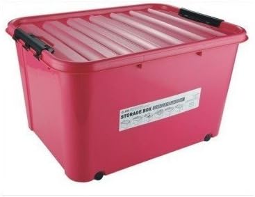 Baby Practical Pulley Nursery Storage Organizer Containers K1547-1 (red)