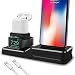 Produktbild Grandwill 3 in 1-Premium Silikon Ladestation Dock Station Halterung,Kompatibel für Apple AirPods Apple Watch 4/3/2/1 und iPhone XS/XR 8/7/7 Plus / 6s / 6s Plus / 6 (ohne Ladekabel)
