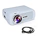 Price comparison product image Video Projector, Crenova XPE460 1200 Lumens Mini Video HDMI / USB / SD / VGA Gaming Home Cinema Projector for Xbox / PC / Laptop / TV - White