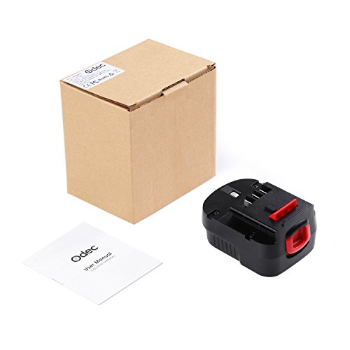 Odec Ersatzakku 12V 2000mAh für Black & Decker A1712 FS120B FSB12 HPB12 A12 A12-XJ A12EX FS120B FSB12 - 7