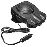 【GARANTÍA】 --- El paquete incluye 1 x calentador de automóvil portátil, 1x manual de usuario en inglés. Si tiene alguna pregunta sobre este calentador de automóvil, no dude en contactarnos en cualquier momento.