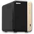 QNAP TS-264-8G | 2-Bay, Intel Quad-core CPU, 2 x M.2 Slots, 2.5GbE Desktop NAS, 2-Bay 8GB RAM