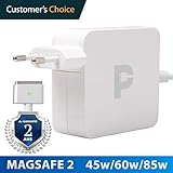 Der Power Adapter Magsafe 2 85w ist kompatibel mit dem Apple Macbook pro 15 'Modell A1398 (von Mitte 2012 bis Mitte 2016) | Das Macbook Ladegerät Magsafe 2 85w lädt schnell und sicher auf