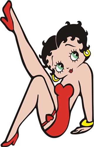 Smarts-Art Autocollant Betty Boop Grand pied tout usage 550 mm de haut