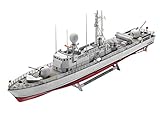 139 Einzelteile (Bausatz) Revell Modellbausatz Schiff 1:144 - Fast Attack Craft Albatros Class 143 im Maßstab 1:144, Level 4, originalgetreue Nachbildung mit vielen Details, 05148