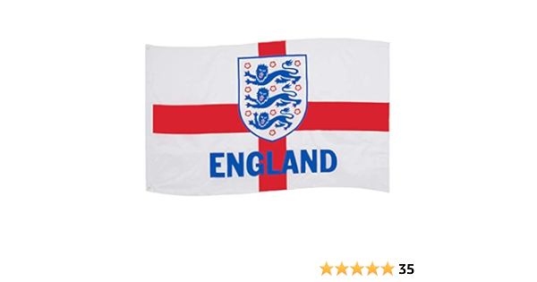Drapeau Officiel De L Equipe D Angleterre Theme Football Blason 3 Lions 152 X 91 4 Cm Amazon Fr Sports Et Loisirs