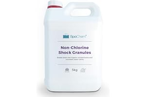 SpaChem 5kg Non Chlorine Oxy Shock for hot tubs - Oxidize spa water, reactivate dormant bromine or chlorine & clear cloudy water.