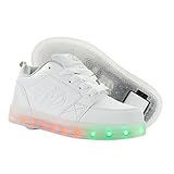 Rollschuhe Heelys Unisex-Kinder Fitnessschuhe, Weiß (Triple White 000), 34 EU