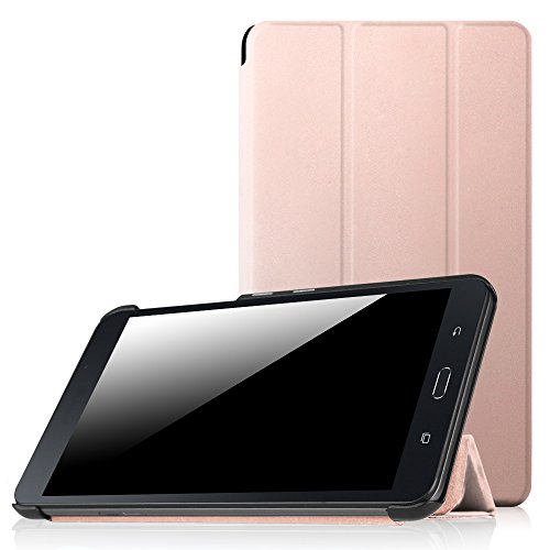 Fintie Samsung Galaxy Tab A 7.0 Hülle - Ultra Schlank Superleicht Ständer Slim Shell Case Cover Schutzhülle Etui Tasche für Samsung GALAXY Tab A 7.0 ZollSM-T280 / SM-T285 Tablet(2016 Version), Roségold