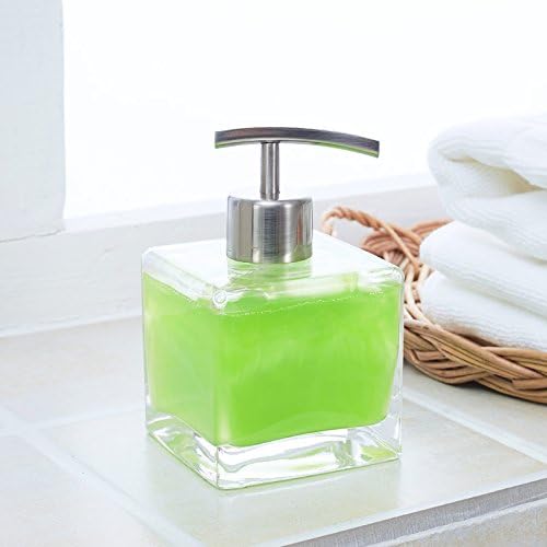 soap dispenser, home glass, hand sanitizer bottle, lotion bottle, shower gel, shampoo, bottle bathroom, home 250ml, 300ml,Transparent 250 ml
