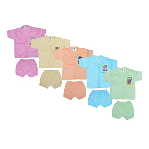 Toon Kids | Multicolor | Cotton | Kids Wear for Baby Boys/Girls | Pack Of 5 Top and Bottom | Creative Theme Print | Individual Color | Casual wear | (SIZE: 3 TO 8 MONTHS) RS.327.54 (74.00% Off) - Amazon Toon Kids | Multicolor | Cotton | Kids Wear for Baby Boys/Girls | Pack Of 5 Top and Bottom | Creative Theme Print | Individual Color | Casual wear | (SIZE: 3 TO 8 MONTHS) RS.327.54 (74.00% Off) - Amazon