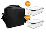 Ligereza: bolsa ligera con asa superior y bandolera superior extensible para mayor comodidad en el transporte en color negro; la bandolera superior es desmontable y ajustable
