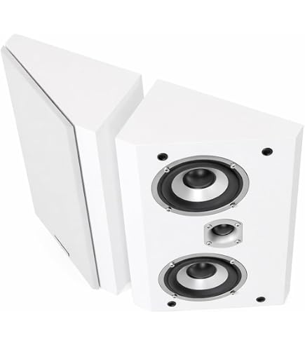 Scandyna A/S SmallPod 2-Way Shelf Speaker White : Amazon.de