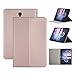 Produktbild QHJ Hülle für Samsung Galaxy Tab S4 10.5 T830 T835 2019, Duty Stoßfeste Anti Rutsch Schutzabdeckung Hülle für Samsung Galaxy Tab S4 10,5 Zoll SM T830 T835 Leder Flip Stand Case Abdeckung (Rose Gold)