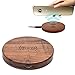 Produktbild YLJYJ Hölzerne Wireless Charger, Qi Mini Ladestation Kabelloses für Samsung Galaxy S6 / S6 Plus / S6 Edge / S7 / S7 Edge / Note5 / Nexus 6 / LG Nexus / LTE2 / Nokia Lumia/HTC 8X 360